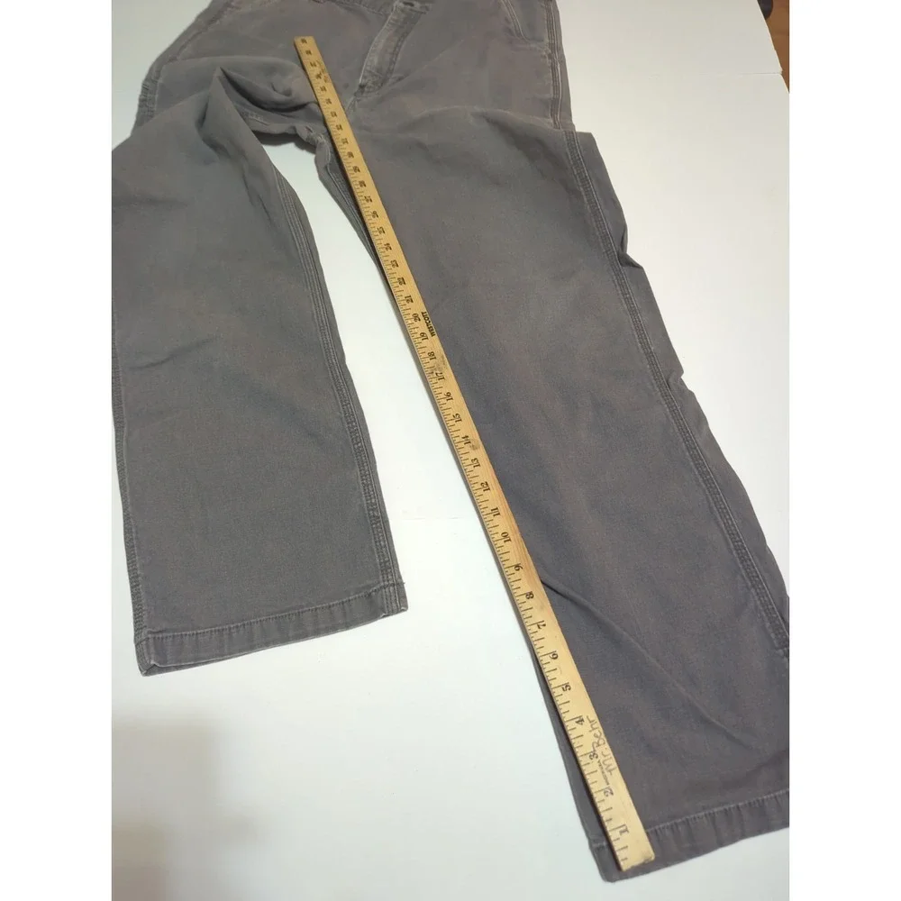 Carhartt Relaxed Fit Carpenter Pants Mens 38x34 Gray Streetwear Skater Workwear